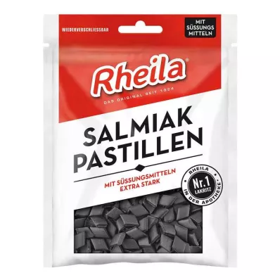 RHEILA Salmiak pastilles sugar-free, 90 g RHEILA Salmiak pastilles sugar-free, 90 g