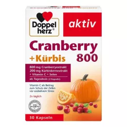 DOPPELHERZ Cranberry+Pumpkin Capsules, 30 Capsules