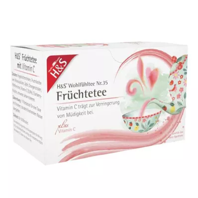 H&amp;S Fruits with vitamin C filter sachet, 20X2.7 g