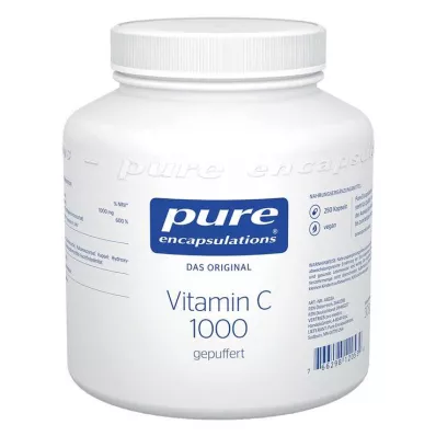 PURE ENCAPSULATIONS Vitamin C 1000 puffed capsules, 250 pcs