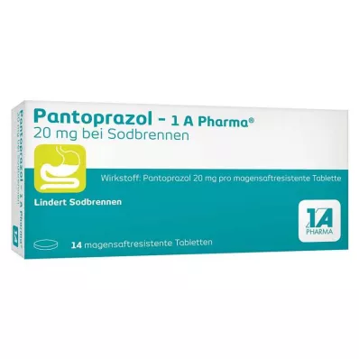[1a Pharma 20mg for heartburn msr.Tab., 14 pcs [1a Pharma 20mg for heartburn msr.Tab., 14 pcs