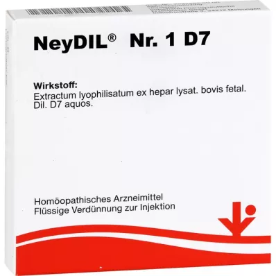 NEYDIL No.1 D 7 Ampoules, 5X2 ml