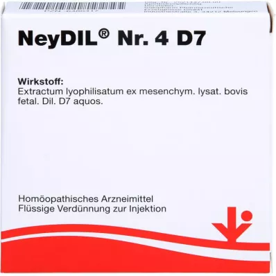 NEYDIL No.4 D 7 Ampoules, 5X2 ml