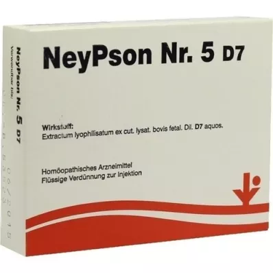 NEYPSON No.5 D 7 Ampoules, 5X2 ml