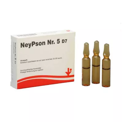 NEYPSON No.5 D 7 Ampoules, 5X2 ml NEYPSON No.5 D 7 Ampoules, 5X2 ml
