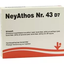 NEYATHOS No.43 D 7 Ampoules, 5X2 ml