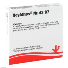 NEYATHOS No.43 D 7 Ampoules, 5X2 ml