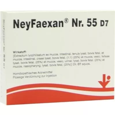 NEYFAEXAN No.55 D 7 Ampoules, 5X2 ml