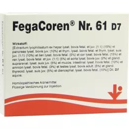 FEGACOREN No.61 D 7 Ampoules, 5X2 ml