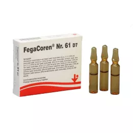 Fegacoren 61 D 7 ampoules, 5X2 ml