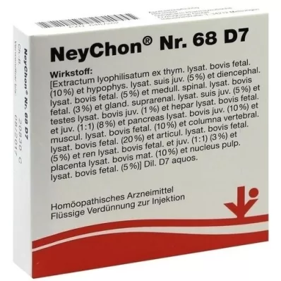 NEYCHON No.68 D 7 Ampoules, 5X2 ml