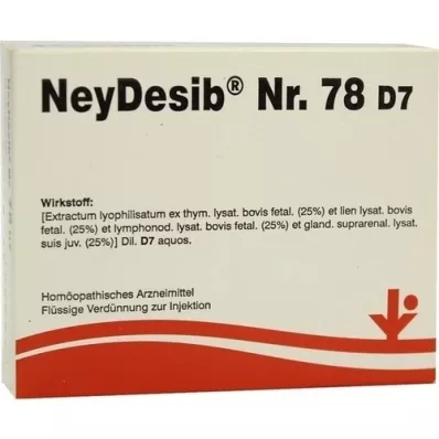NEYDESIB No.78 D 7 Ampoules, 5X2 ml