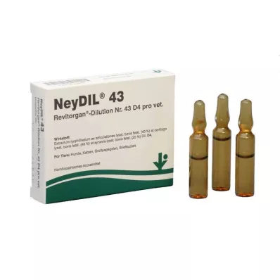 NeyDIL® No. 43 Revitorgan® D4 pro vet.Ampoules, 5X2 ml NeyDIL® No. 43 Revitorgan® D4 pro vet.Ampoules, 5X2 ml