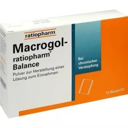 MACROGOL-ratiopharm Balance Plv.z.H.e.L.z.Einn., 10 pcs