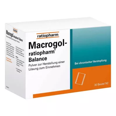Macrogol ratiopharm Balance powder for oral H.e. solution, 30 pcs Macrogol ratiopharm Balance powder for oral H.e. solution, 30 pcs