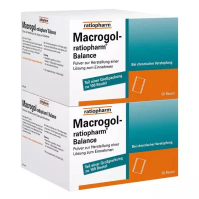 Macrogol ratiopharm Balance powder for oral H.e. solution, 100 pcs Macrogol ratiopharm Balance powder for oral H.e. solution, 100 pcs
