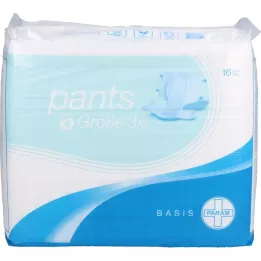 PARAM Pants Basis Gr.3 XL, 16 pcs