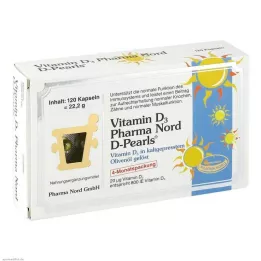VITAMIN D3 PHARMA North 20 μg capsules, 120 pcs