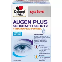 DOPPELHERZ Eyes plus vision+protection system capsules, 120 pcs
