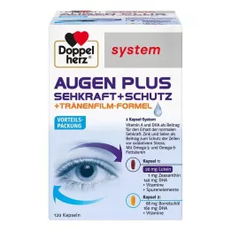DOPPELHERZ Eyes plus vision+protection system capsules, 120 pcs
