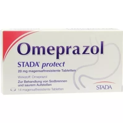 OMEPRAZOL STADA protect 20 mg enteric-coated tablets, 14 pcs