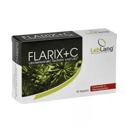 FLARIX+C Larch Extract Taxifolin Capsules, 40 pcs