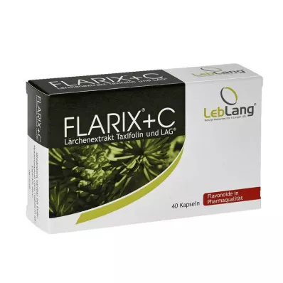 FLARIX+C Larch Extract Taxifolin Capsules, 40 pcs FLARIX+C Larch Extract Taxifolin Capsules, 40 pcs