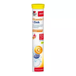 DOPPELHERZ Vitamin C+Zinc Effervescent Tablets, 15 pcs