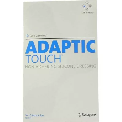 ADAPTIC Touch 5x7.6 cm non-adhesive silicone dressing, 10 pcs