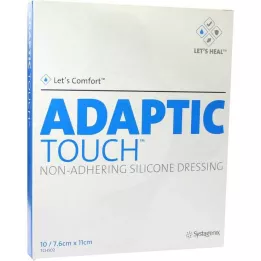 ADAPTIC Touch 7.6x11 cm non-adhesive silicone dressing, 10 pcs