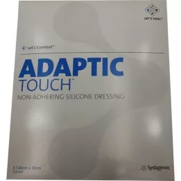 ADAPTIC Touch 20x32 cm non-adhesive silicone wound dressing, 5 pcs