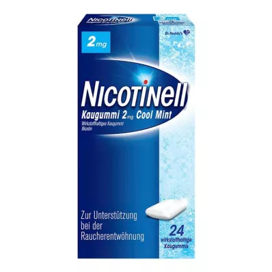 NICOTINELL Chewing gum 2 mg Cool Mint (mint flavor), 24 pcs NICOTINELL Chewing gum 2 mg Cool Mint (mint flavor), 24 pcs