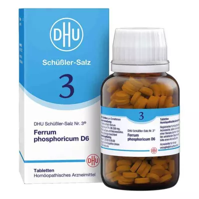 BIOCHEMIE DHU 3 Ferrum phosphoricum D 6 tablets, 420 pc BIOCHEMIE DHU 3 Ferrum phosphoricum D 6 tablets, 420 pc