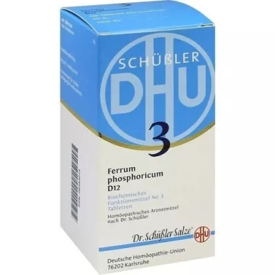 BIOCHEMIE DHU 3 Ferrum phosphoricum D 12 tablets, 420 pcs