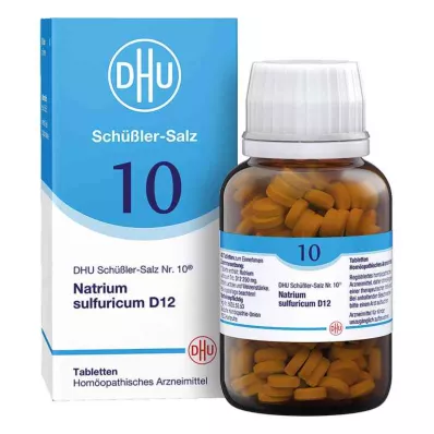 DHU Schuessler salt number 10 sodium sulfuricum D12 tablets (420 pieces)