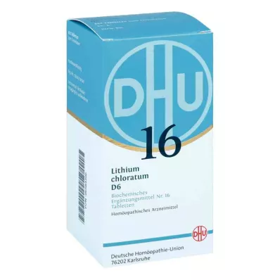 DHU 16 Lithium chloratum D6 tablets (420 pieces) DHU 16 Lithium chloratum D6 tablets (420 pieces)