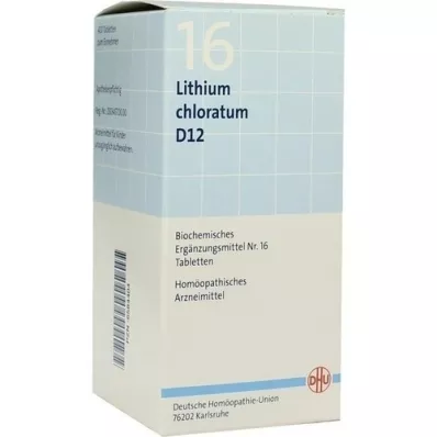 BIOCHEMIE DHU 16 Lithium chloratum D 12 tablets, 420 pcs