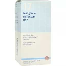 BIOCHEMIE DHU 17 Manganum sulphuricum D 12 tbl, 420 pcs