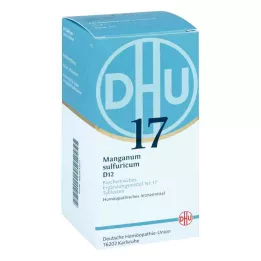 BIOCHEMIE DHU 17 Manganum sulphuricum D 12 tbl, 420 pcs