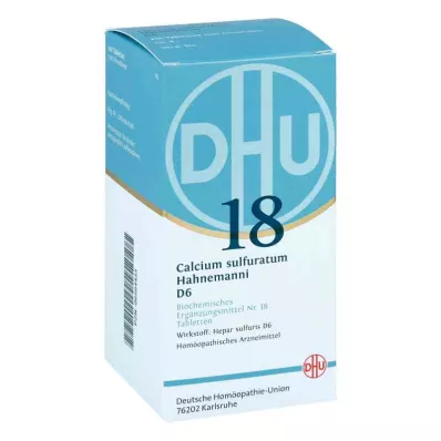 Biochemistry Dhu 18 Calcium sulfuratum D6 tablets (420 pieces) Biochemistry Dhu 18 Calcium sulfuratum D6 tablets (420 pieces)
