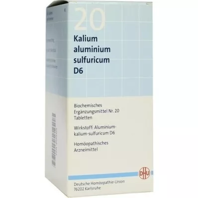 BIOCHEMIE DHU 20 Potassium alum.sulphur.D 6 tablets, 420 pcs