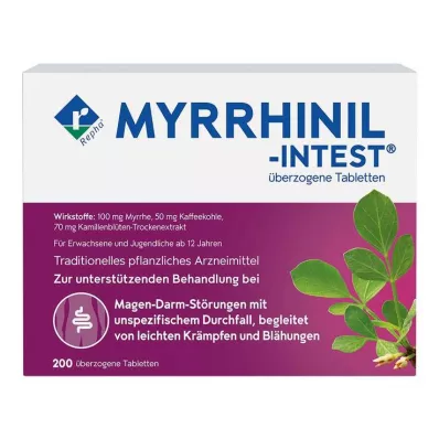 MYRRHINIL-INTEST Coated tablets, 200 count