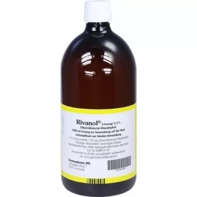 RIVANOL Solution 0.1%, 1000 ml