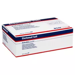 ELASTOMULL adhesive 8 cmx20 m fixation bandage, 6 pcs