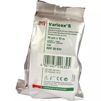 VARICEX S Zinc paste bandage 10 cmx10 m, 1 pc
