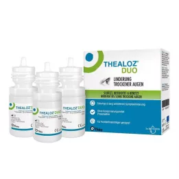 THEALOZ Duo eye drops, 3X10 ml