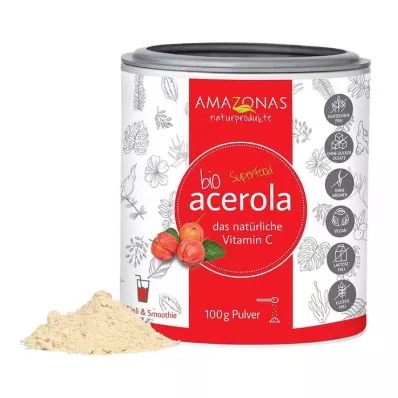ACEROLA 100% Organic Pure Natural Vit.C Powder, 100 g
