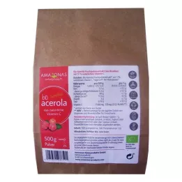 ACEROLA 100% Organic Pure Natural Vit.C Powder, 500 g