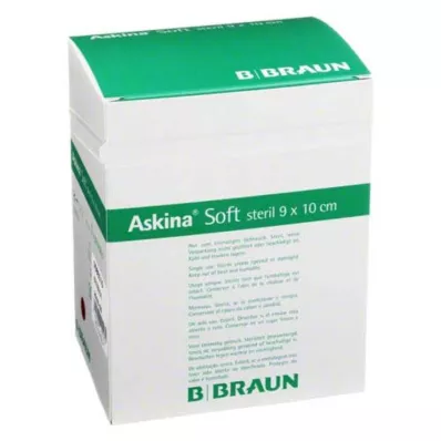 ASKINA Soft wound dressing 9x10 cm sterile, 50 pcs ASKINA Soft wound dressing 9x10 cm sterile, 50 pcs