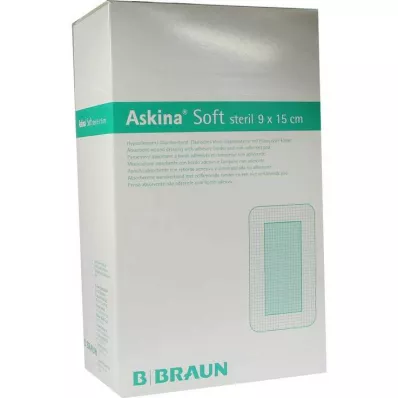 ASKINA Soft wound dressing 9x15 cm sterile, 40 pcs